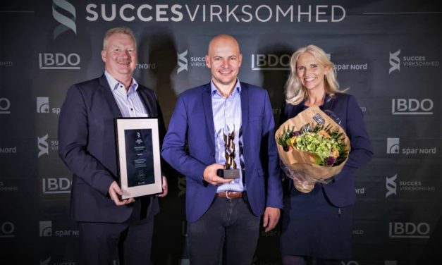 Vinderen af Erhvervsprisen Succesvirksomhed 2019!