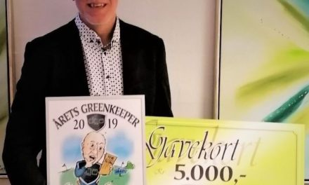 Esbjerg Golfklubs chefgreenkeeper Morten Terkelsen vandt pris som greenkeeper of the year!
