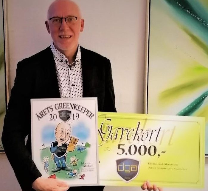 Esbjerg Golfklubs chefgreenkeeper Morten Terkelsen vandt pris som greenkeeper of the year!