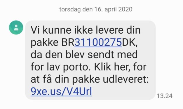 BRING advarer om falske sms´er!