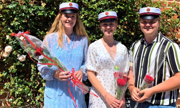 Årets corona-studenter fra Ribe Katedralskole er færdige!