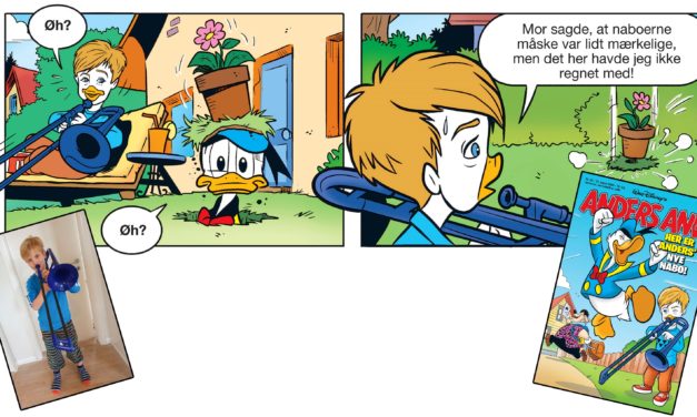 Anders Ands nye nabo: 8-årige Buster med den blå trækbasun fra Tårnby flytter ind på Paradisæblevej!