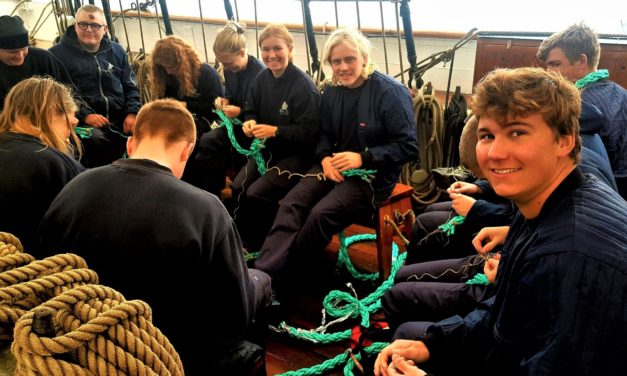 Om bord på Georg Stage!