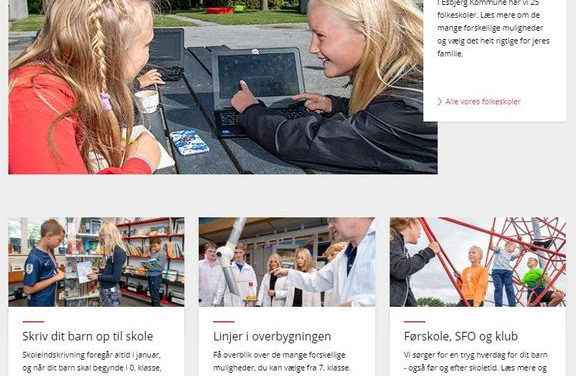 Nye hjemmesider er et vindue til dagtilbud og skoler!