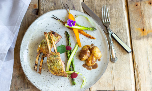 Påskemenu- Lammekroner med sprød urtecrust!