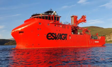 Havyard leverer det tredje nybyggede SOV-skib til ESVAGT på under et år!