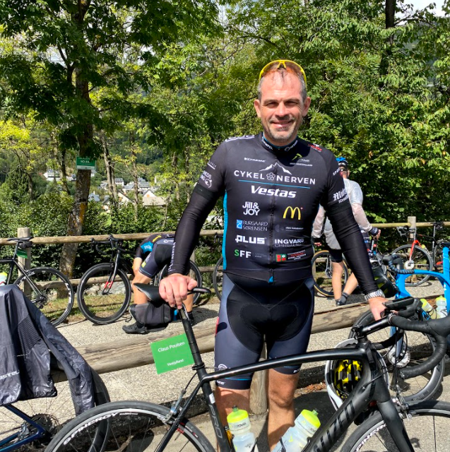 Claus fra Esbjerg V har cyklet millioner ind til forskning i sklerose!