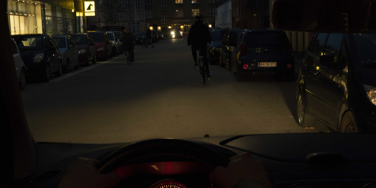 For mange cykler uden lys i mørket!